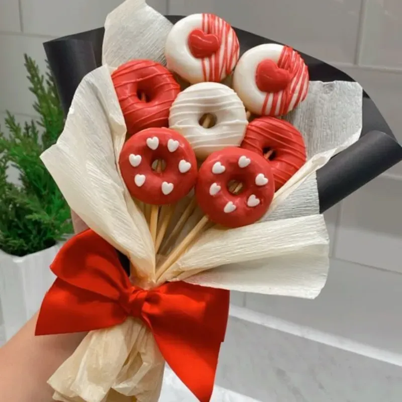 Ramos de minidonas decoradas