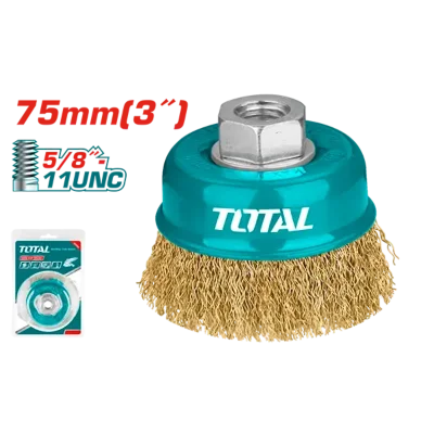 Cepillo de copa de alambre