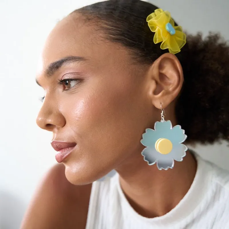 PENDIENTES FLOR MARIPOSA