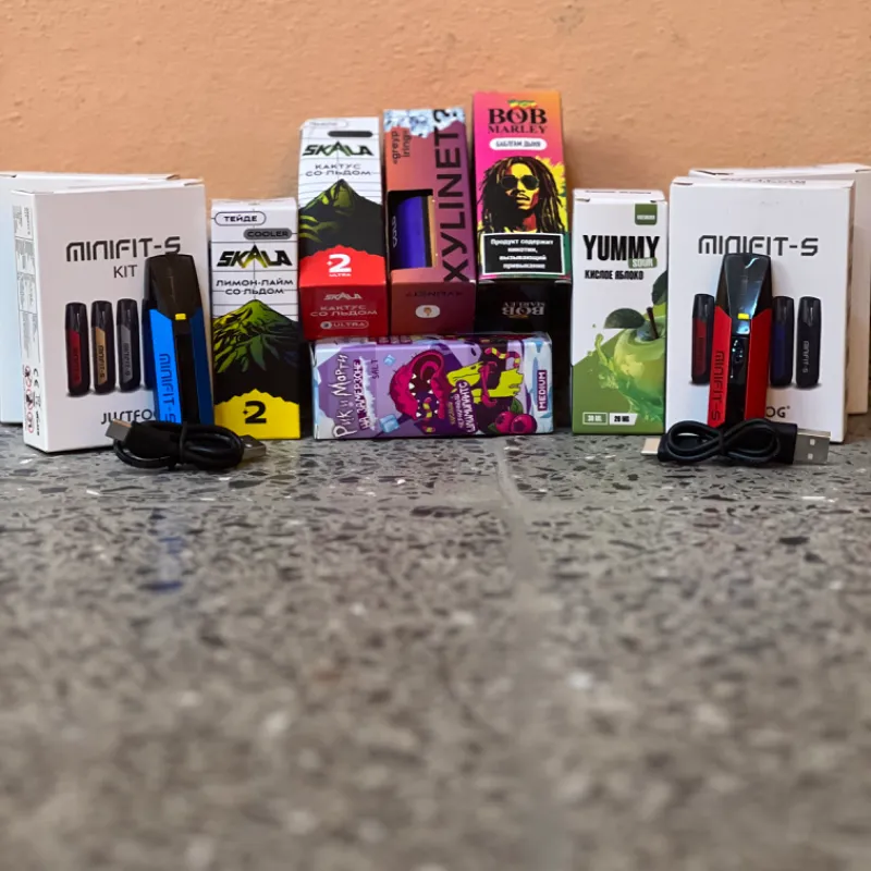 Cigarro electrónico justfog minifit s + pomo de líquido de 30ml de 1% y 2% de nicotina