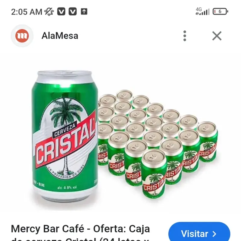 Cerveza cristal