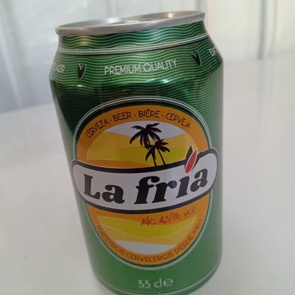 Cerveza la fría (caja de 24 unidades)
