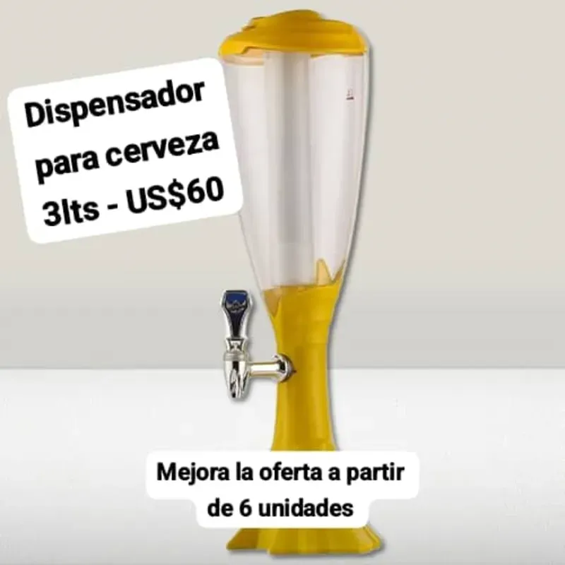Dispensadora de Cerveza 3lts