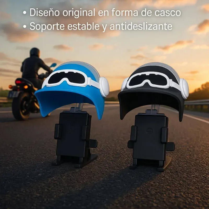 Portacelular de casco