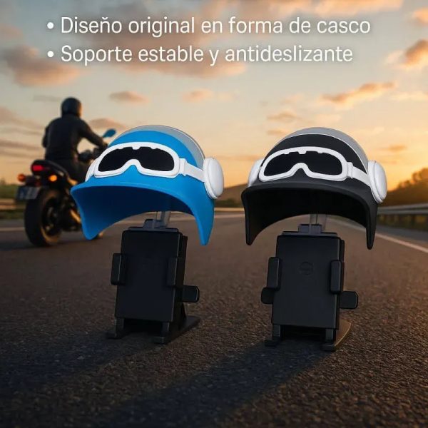 Portacelular de casco