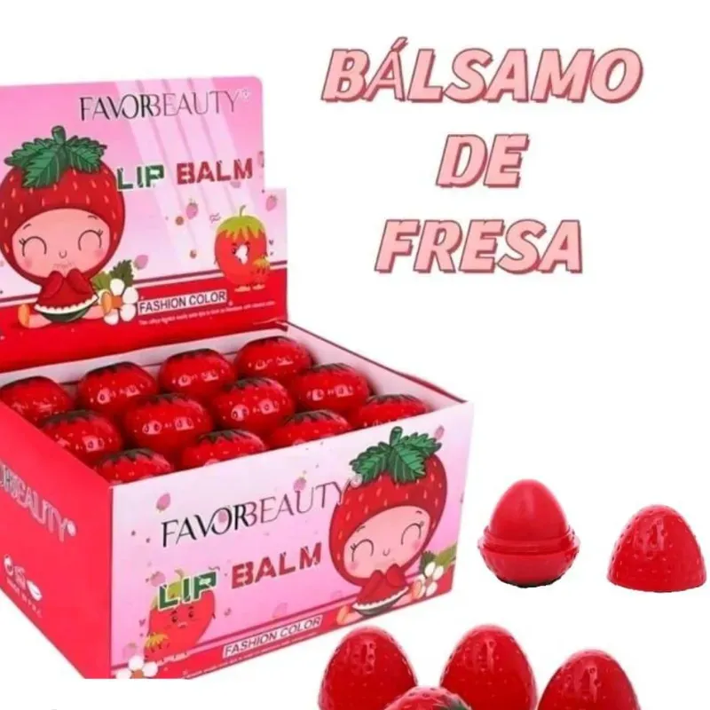 Labial de fresa