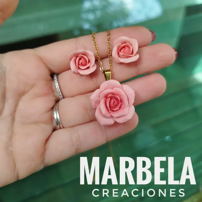 ✨Juego de Rosas Rosadas✨