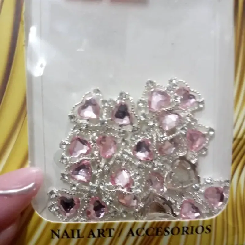 Joyería Corazón Rosado Studio Nails