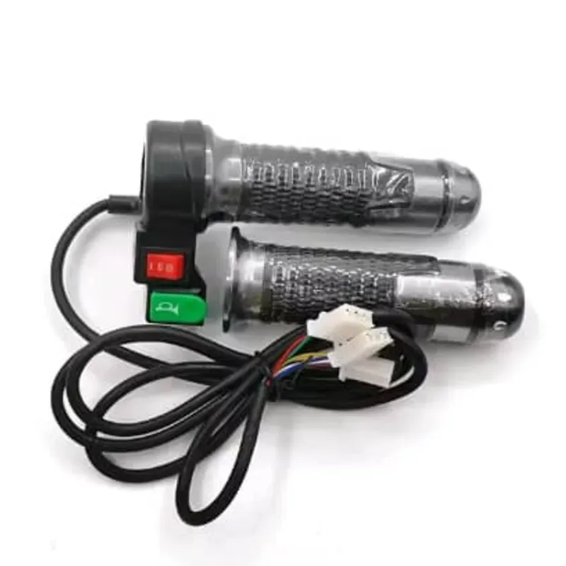 Puño de tres velocidades con tecla verde