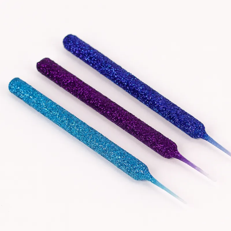 Velas de chispas de colores