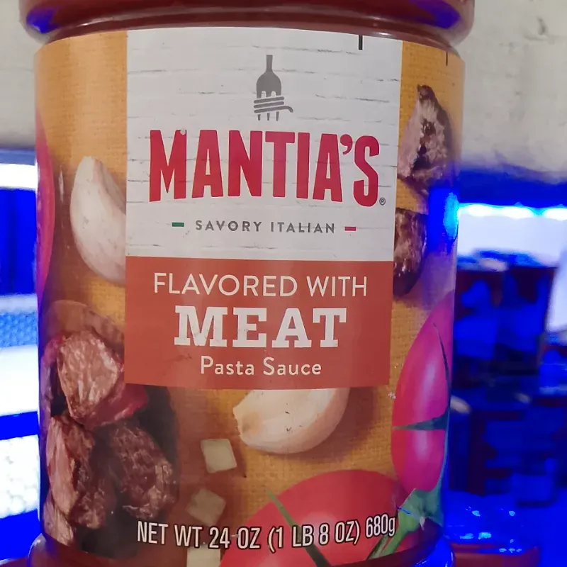 Pasta de tomate con sabor a carne