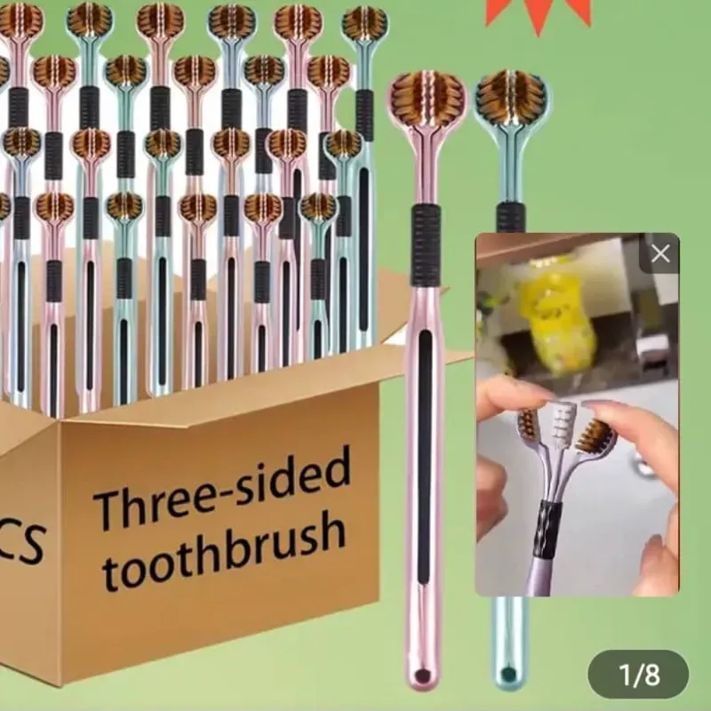 Set de 2 cepillos de dientes triple accion