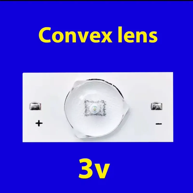  SMD de 3V con Filtro de Lente Óptica para Reparación de Retroiluminación de TV LED