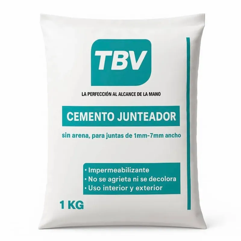 Cemento junteador blanco 1 kg
