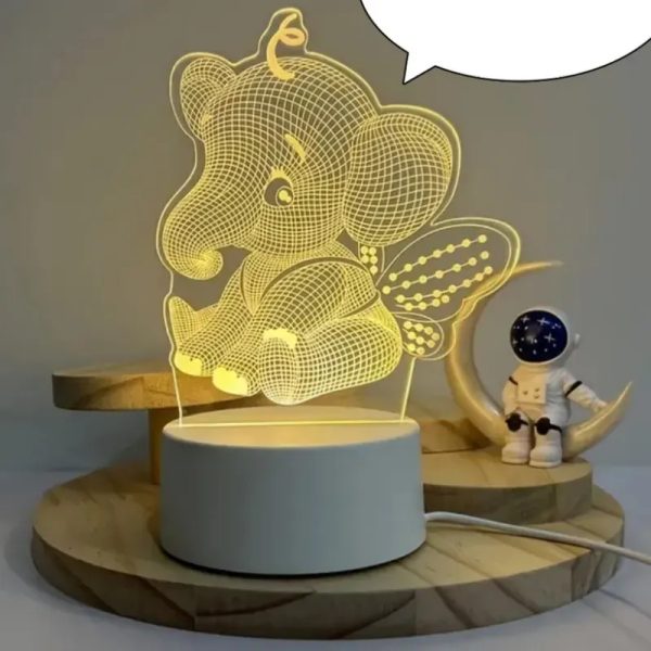 Lámpara de noche ( Elefante)