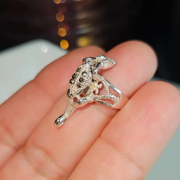 Anillo de plata 925 y Marquesitas.