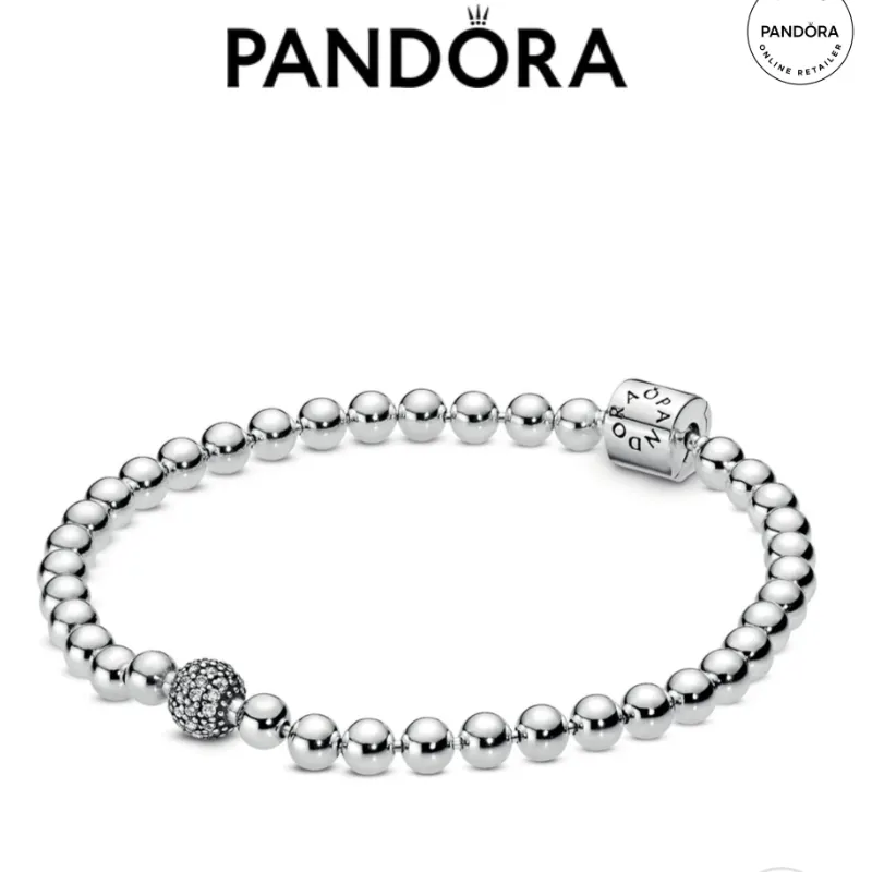 PANDORA BEADS & PAVÉ BRACELET