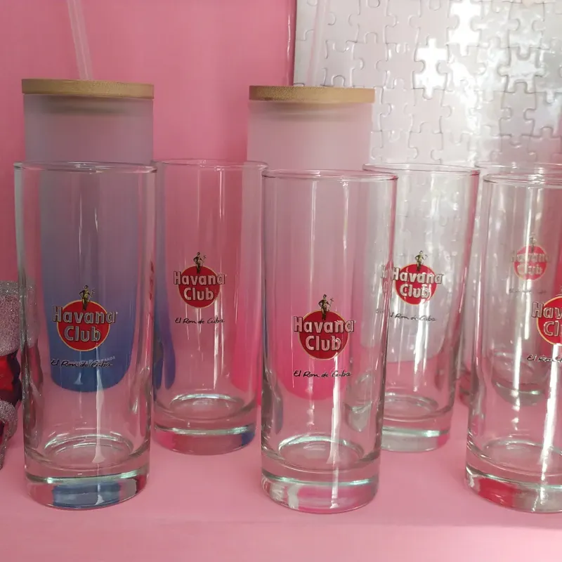 Juego de 6 vasos de cristales 10onzas