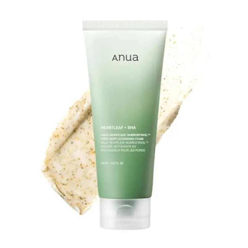 Anua Heartleaf Quercetinol Pore Deep Cleansing Foam 150ml [Limpiador facial]