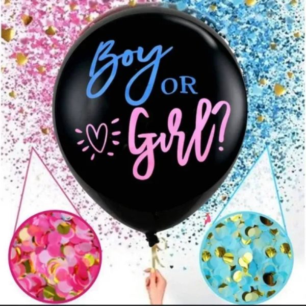 ‼️Globo negro para revelación de sexo‼️