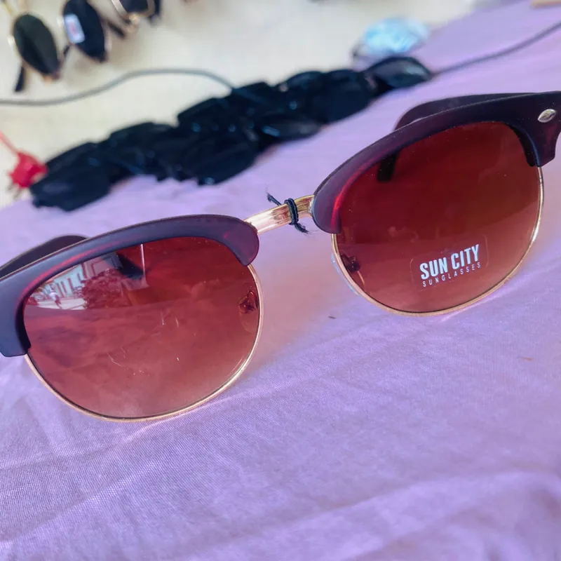 Gafas de sol con lentes ámbar