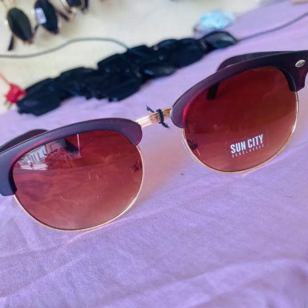 Gafas de sol con lentes ámbar