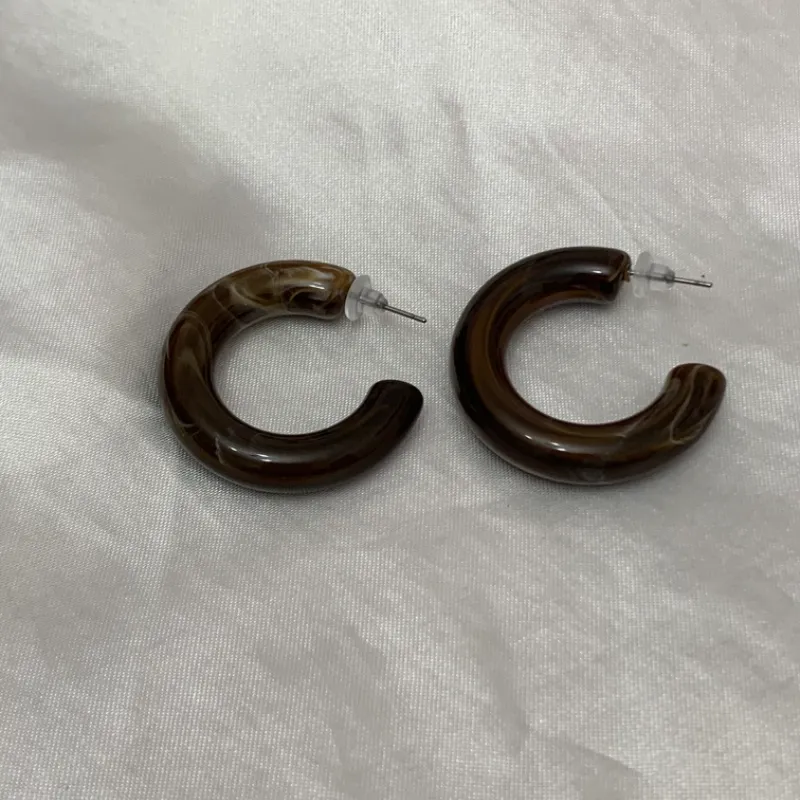 Candongas Cuarzo Marrón