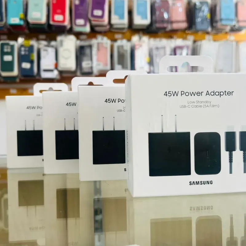 Cargadores Samsung de 45w (100% Originales) Sellados en caja