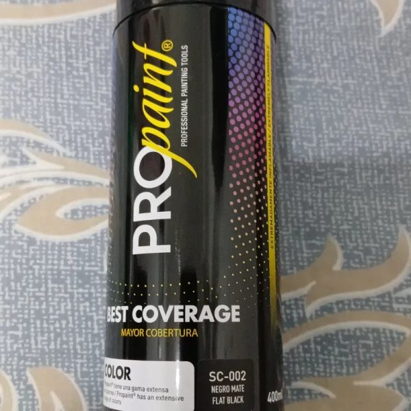 Spray Negro Mate #SC-002