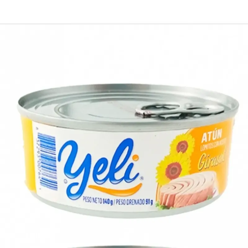 Atún lomitos con aceite de girasol Yeli 140 g