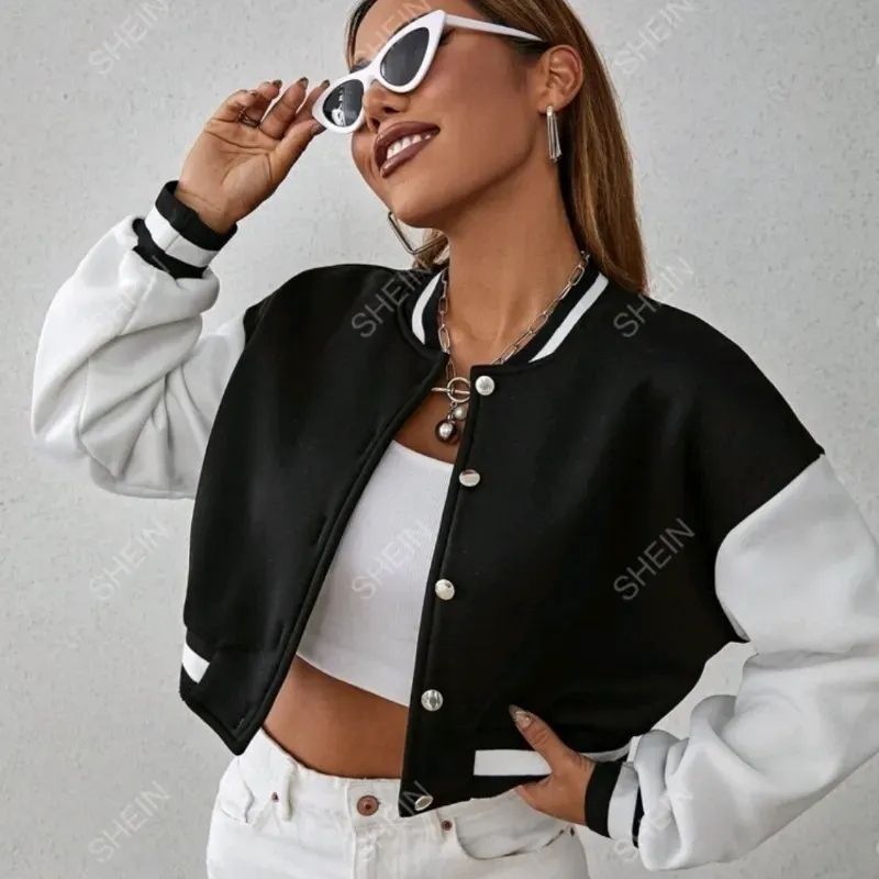  Chaqueta universitaria — Negra