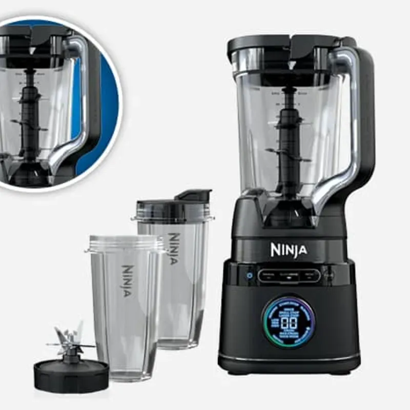 Batidora NINJA Profesional 1800W TB301 (DETECT POWER BLENDER DUO PRO) TECNOLOGÍA BLENDSENSE + TOTAL CRUSHING NUEVA.