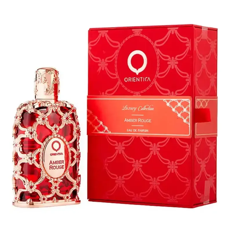 Orientica Amber Rouge Eau de Parfum Spray de 2.7 fl oz Lujosa