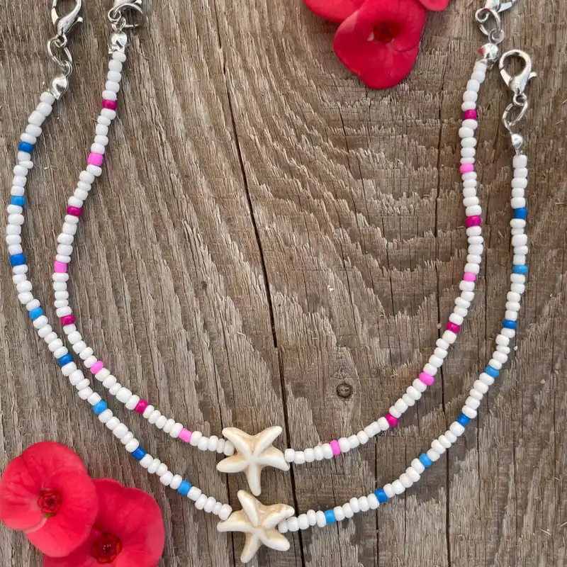 Strap zapatos de cuentas