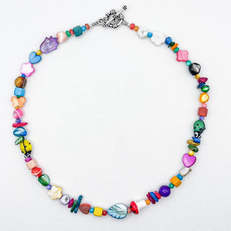 Collar con entrepiezas de nácar ☀️️