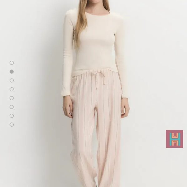 CONJUNTO PIJAMA CANALÉ ROSADO 0109