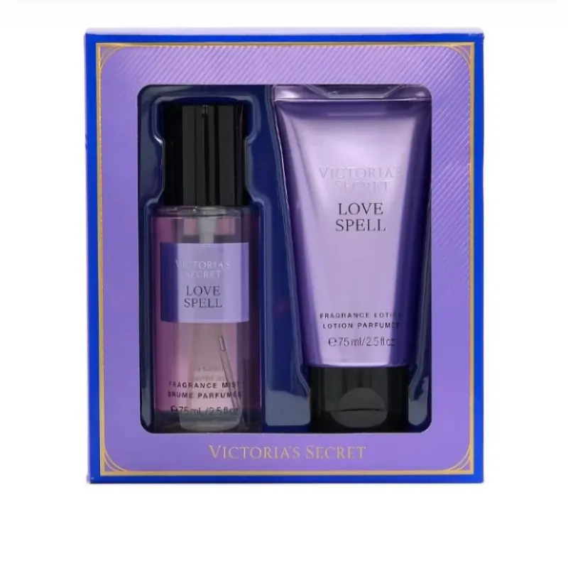 Set de crema y colonia love spell