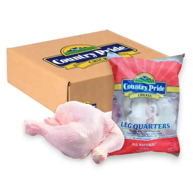 Caja de cuartos de pollo