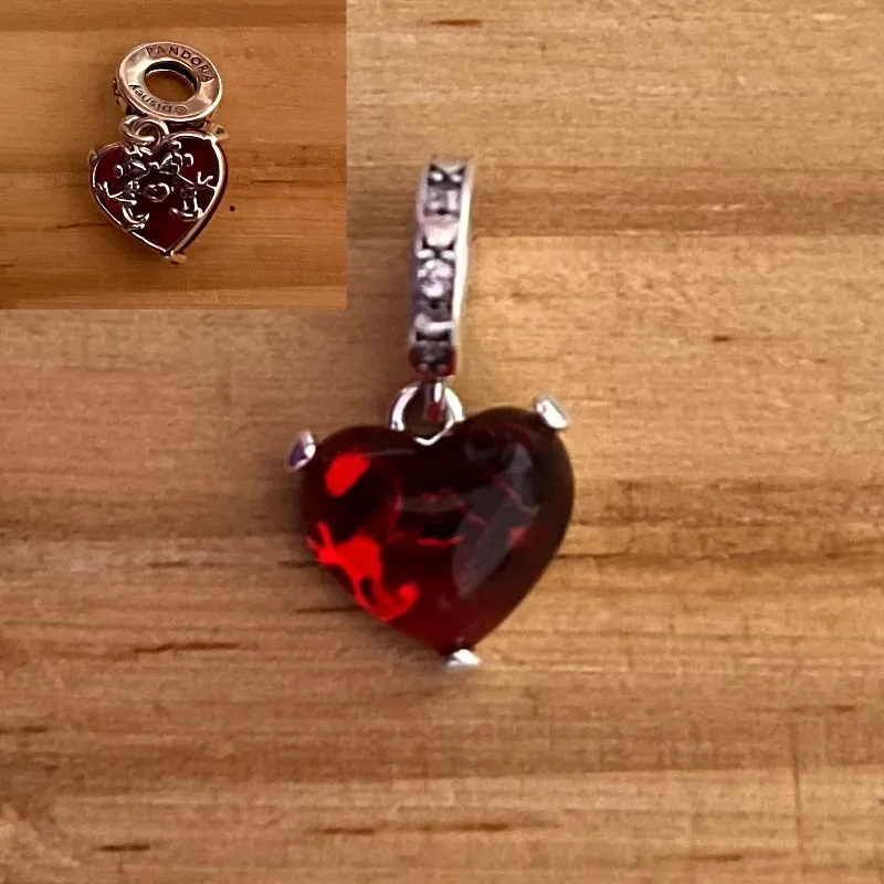 Charm corazón Mickey-Minnie