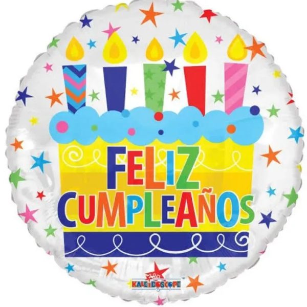 Globo de feliz cumpleaños de 18" 03