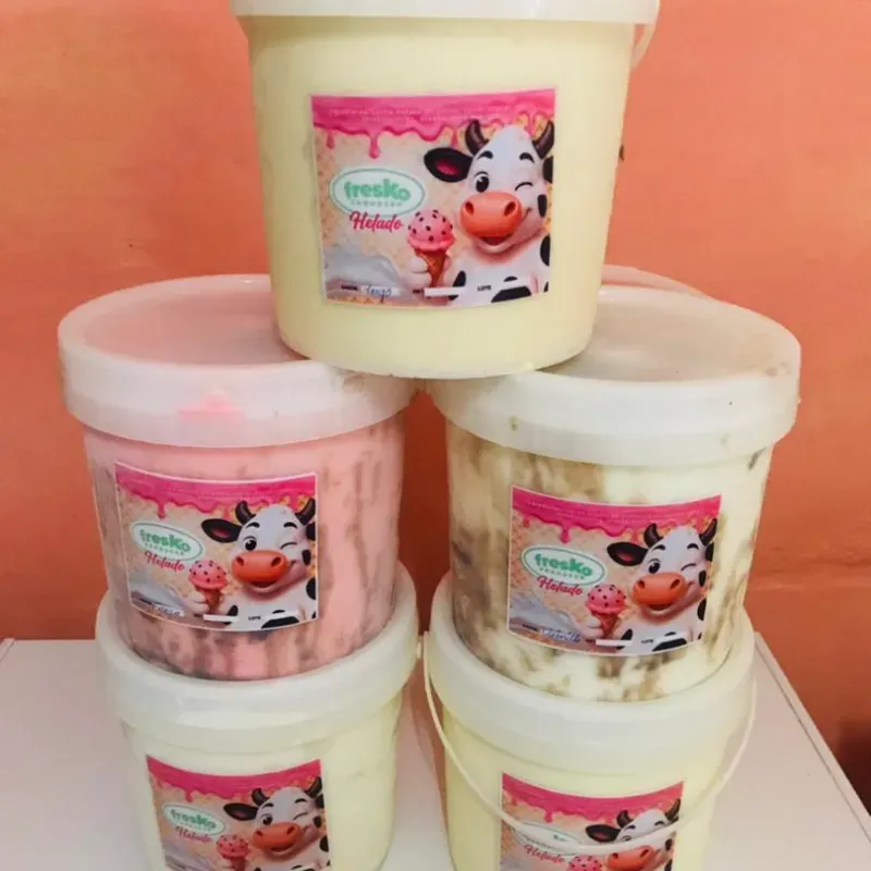 Tina de Helado de Naranja Piña 4.5 lt
