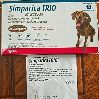 SIMPÁRICA TRÍO 72 MG (40- 60 KG)