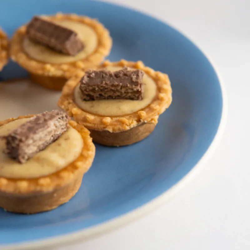 Mini tartaleta de caramelo salado