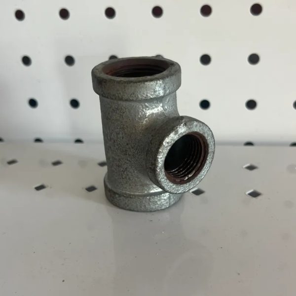 Tee Acero Galvanizado 3/4 x 1/2