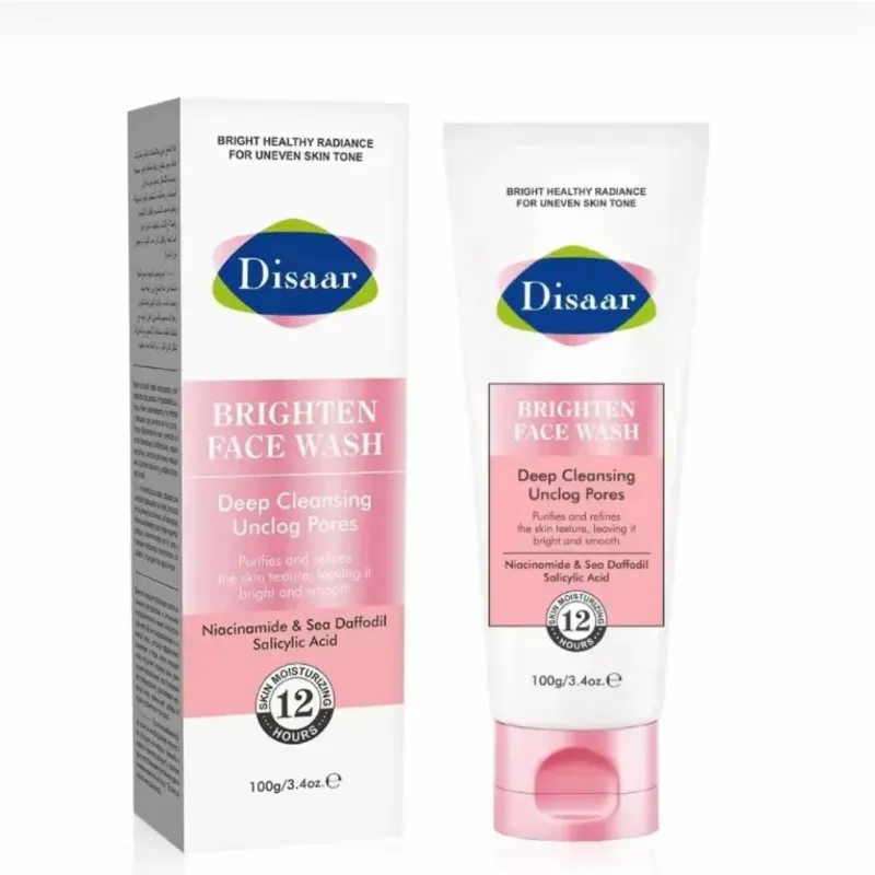 Disaar – Limpiador facial aclarante e iluminador LIMPIADOR FACIAL WASH CON NIACINAMIDA Y ACIDO SALICILICO