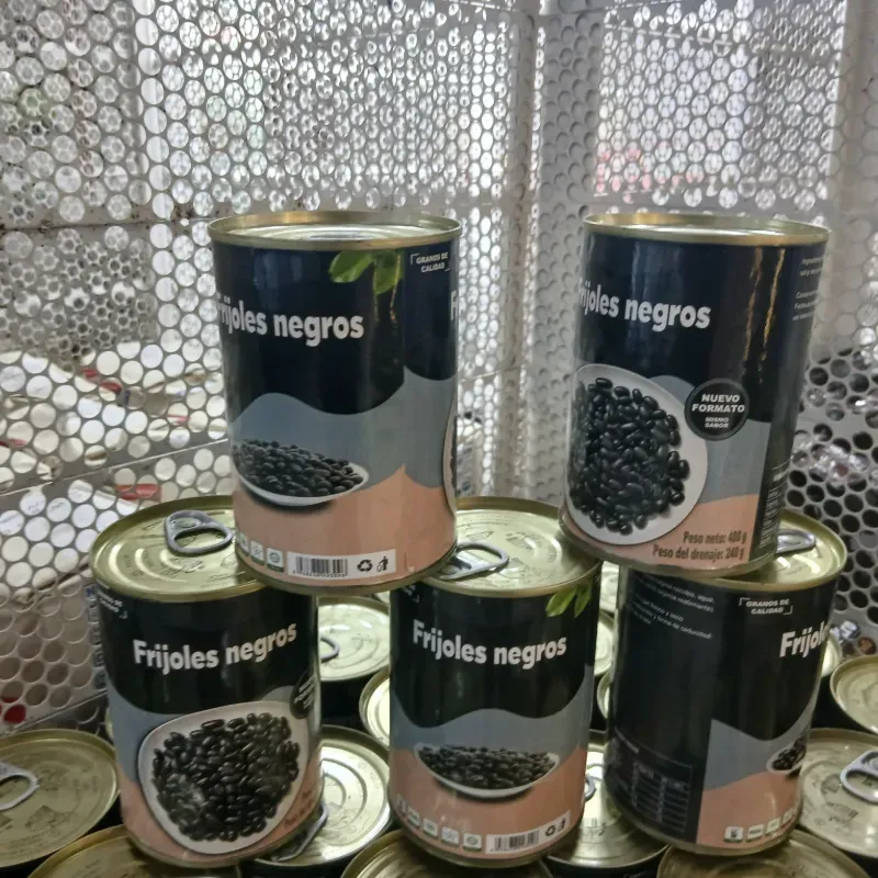 Frijol negro en lata