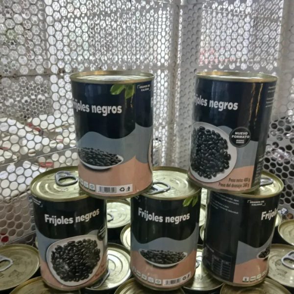 Frijol negro en lata