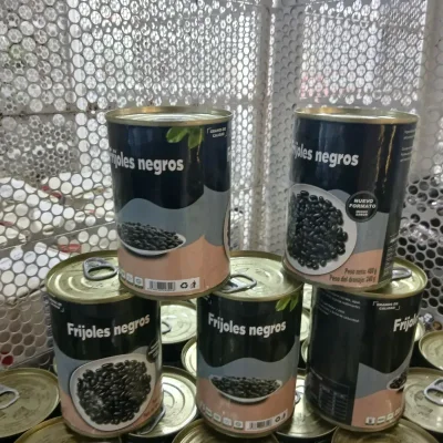 Frijol negro en lata