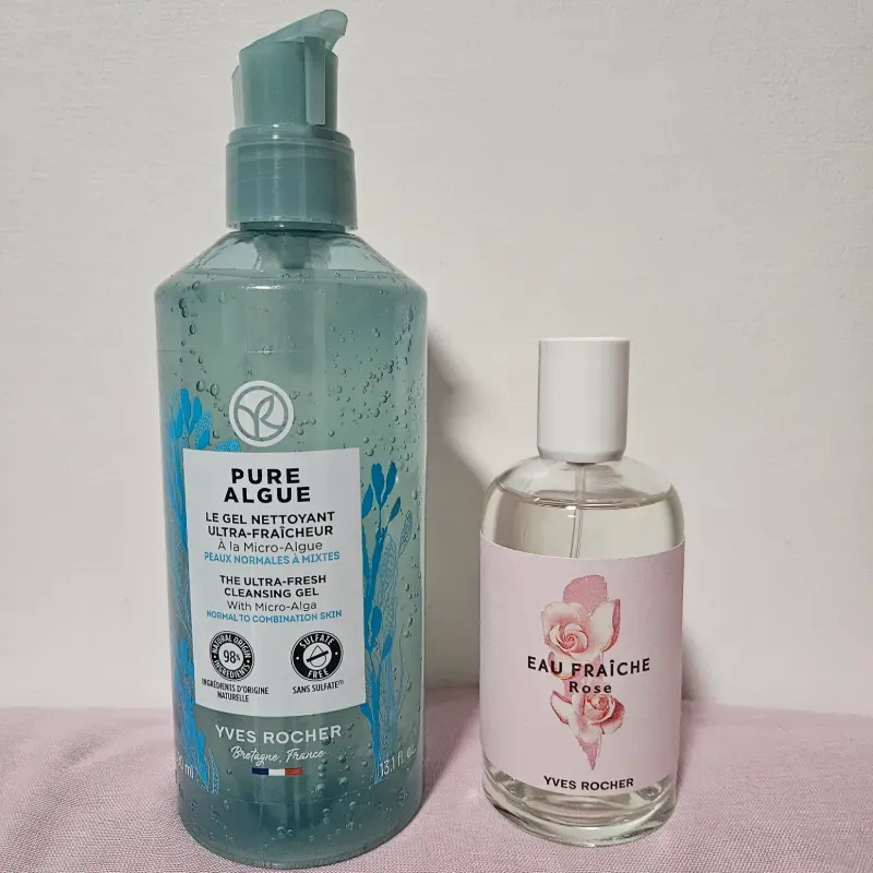 Limpiadora facial y colonia