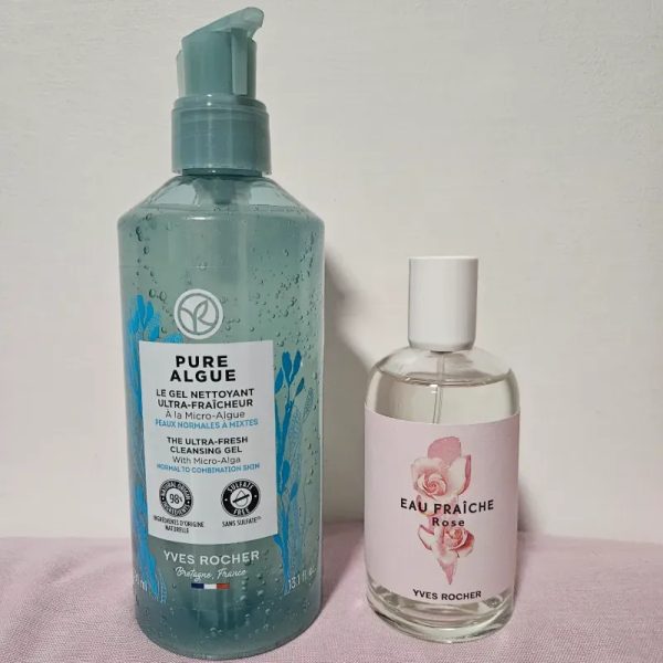 Limpiadora facial y colonia